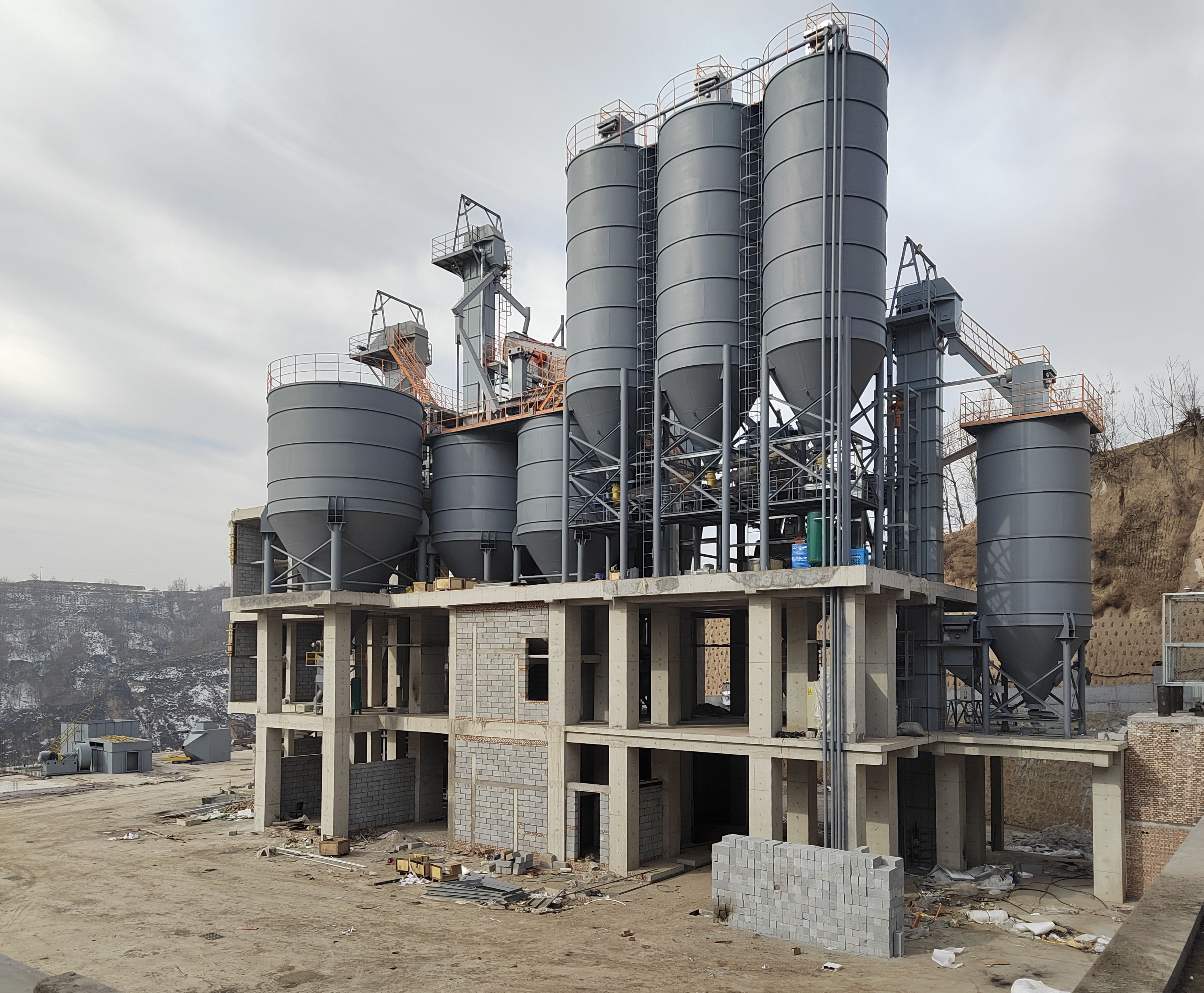 中青林重工干粉砂漿生產(chǎn)線