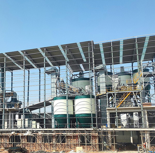 中青林重工干粉砂漿生產(chǎn)線